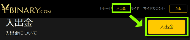 Yバイナリー(Y BINARY)から出金する方法