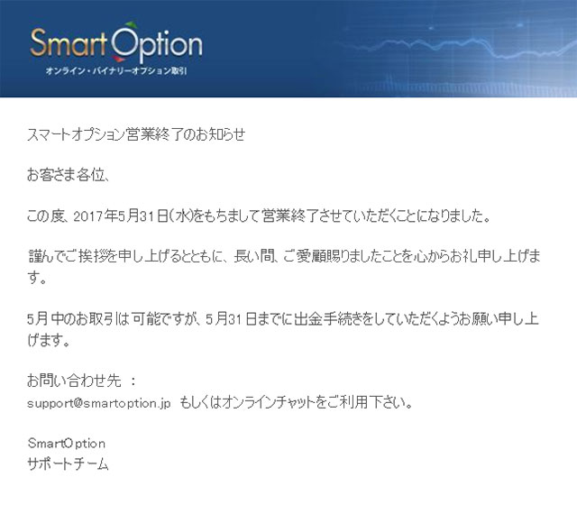 スマートオプション_閉鎖メール
